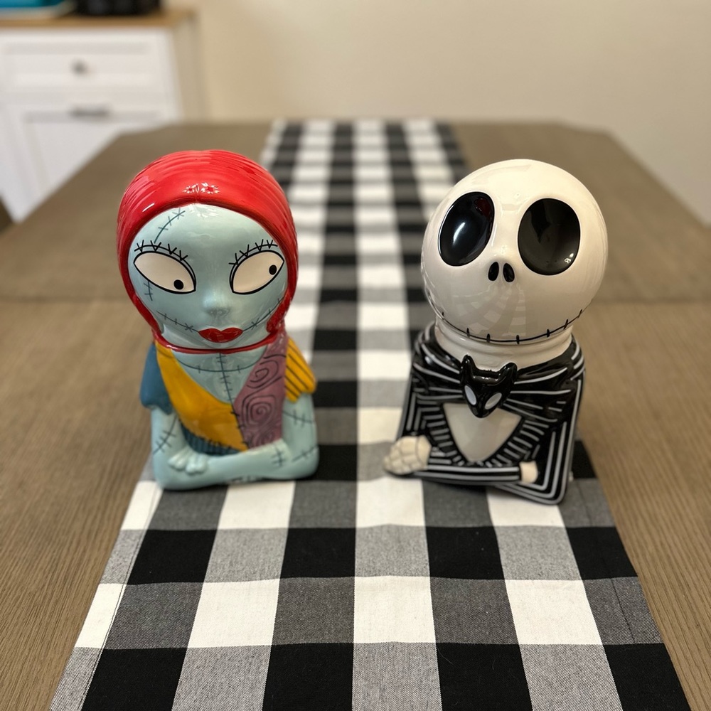 Jack and Sally Cookie Jars